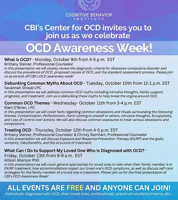 Lake Forest Wellness Celebrates OCD Awareness Week 2023